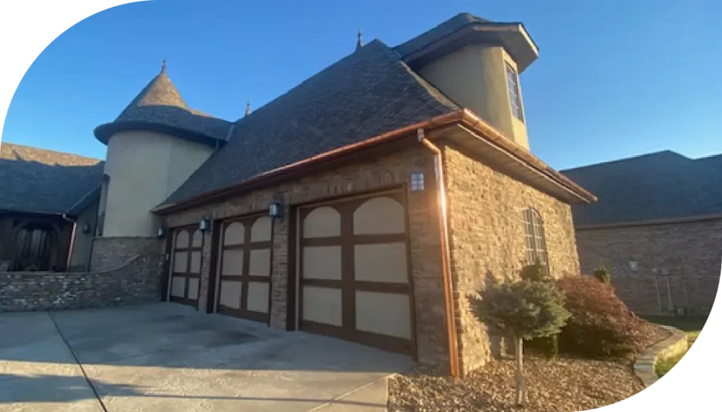 A residential home by ABC Roofing.