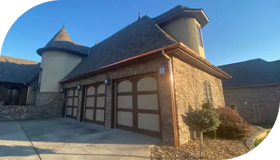 A residential home by ABC Roofing.