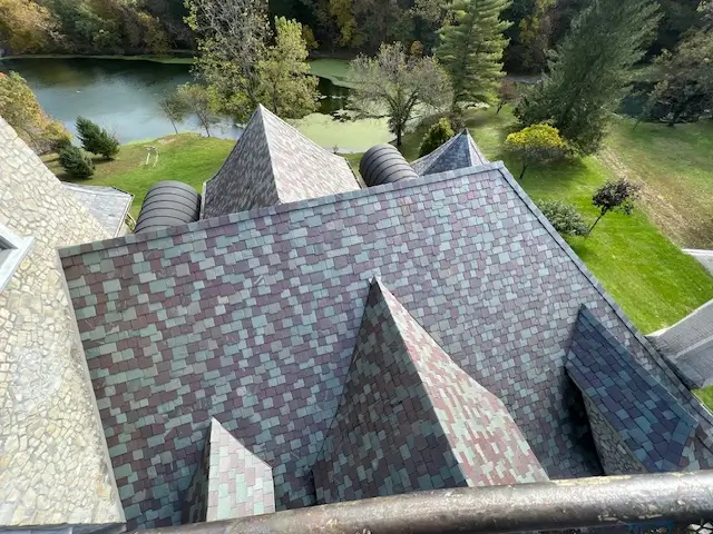 New tile roof by ABC Roofing